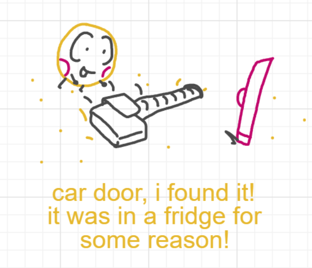 A panel from Ready Oar Knot, episode three of the Board Boards object show by Furretwalk/WalkingFurret.